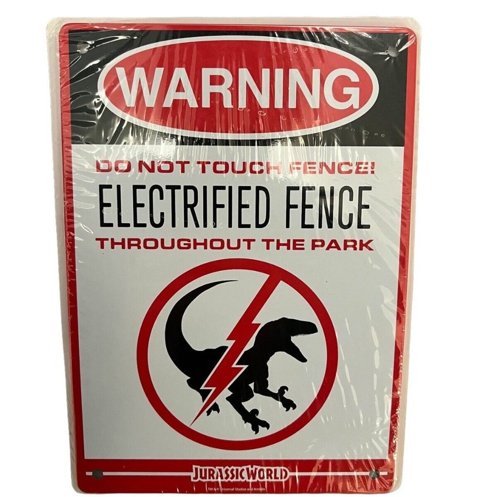 Jurassic world loot crate sign